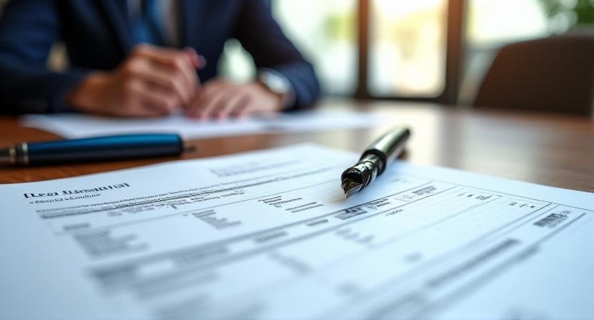 Legal gavel and financial documents for regulatory analysis