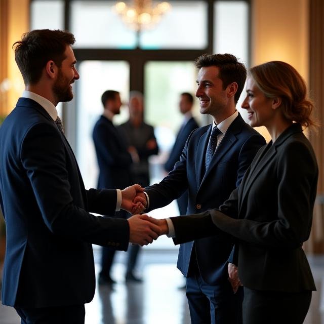 Networking at Keystone Conference